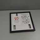 PUREFLY Dog Memorial Gifts for Loss of Dog, Loss of Dogs Sympathy Gift Pet Loss Sympathy Frame with Collar Holder, Pet Cat Remembrance Bereavement Gift (My Hardest Goodbye)