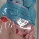 YANIBEST 2 PCS Baby Bonnet Silk Satin Bonnet for Kids Sleeping Cap Curly Natural Hair Silk Bonnets for Girls Boys Infant (5-12 Years, Blue+pink)