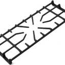 Upgraded 807412601 Grate Replacement for Frigidaire Stove Parts 20 x 7.9 IN Cast Iron Surface Burner Grate Frigidaire Gas Range Cooktop Parts Center Grate Stove Top Grate Cookware Accessories