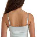 Organic Basics Women's Core Organic Cotton Cami Tank Top (Blue, M)