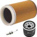 Motorcycle Air Filter 11029-0025 Oil Filter Spark Plug Replacement for Kawasaki Teryx 750 KRF750 Teryx4 750 KRT750 2012-2013 Teryx 800 KRF800 Teryx4 800 KRT800 2014-2021