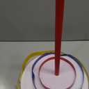 Willinglong Paw Birthday Party Decoration Paw Cupcake Stand 3 Tier PVC Red Blue Yellow Cake Stand Dessert Tower Holder Cartoon Dog Themed Party Supplies Cupcake Topper Tower Puppy Table Decoration