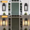 Dusk to Dawn Exterior Lighting Fixtures,24" Jumbo Foyer Light Scones 2 Pcs