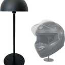 Helmet Stand - Metal Rotation Stand for Motocycle, Caps, Hats & Rugby Helmets (halfball*1)