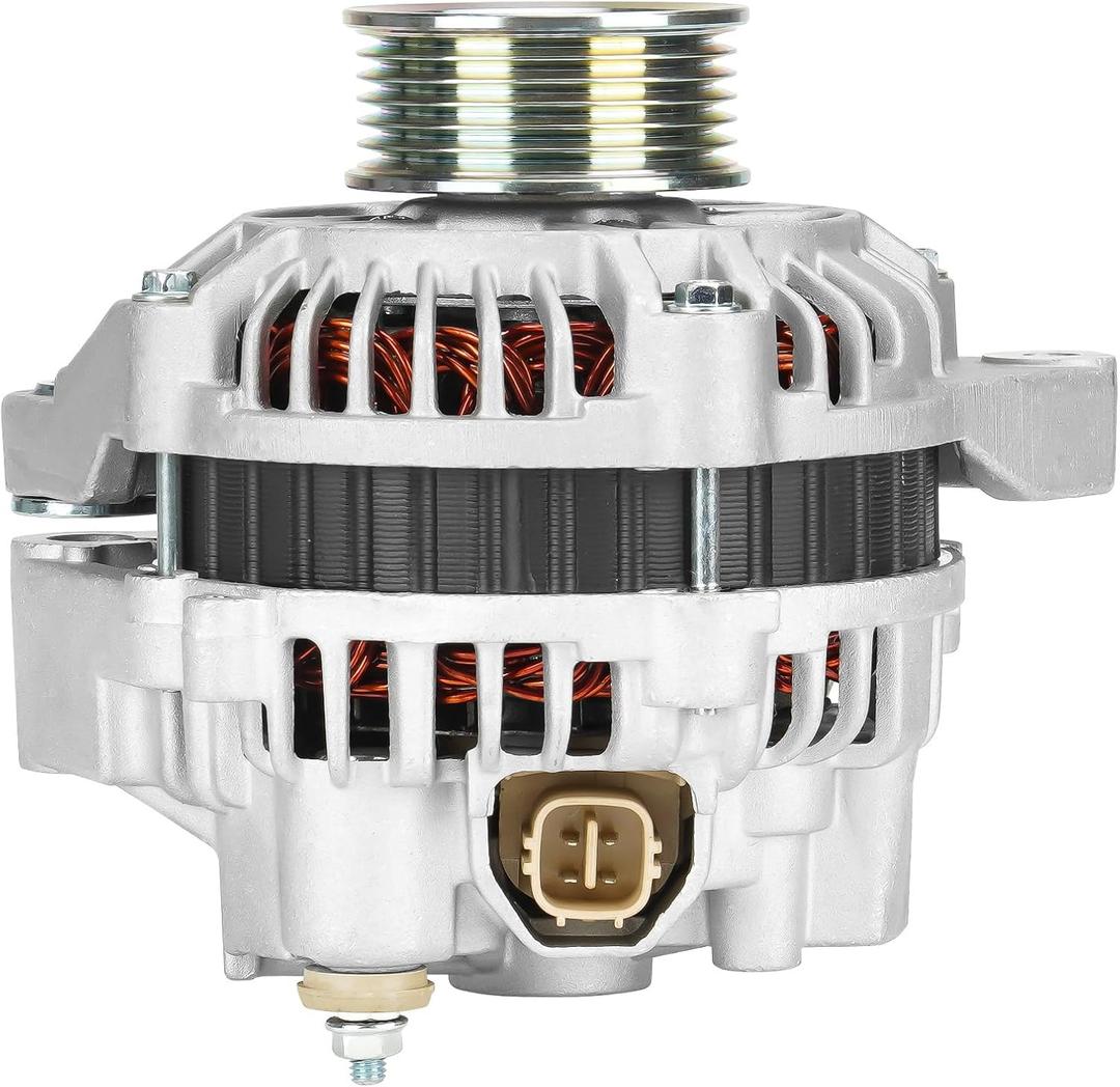Alternator for Honda Civic & Acura EL 2001 2002 2003 2004 2005 L4 1.7L, AMT0125 A5TA7091 A5TA7191 31100PLMA01