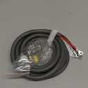 10 ft 3 Prong Dryer Cord, 30Amp 10 Gauge Dryer Power Cord Replacement, Pure Copper 3-Wire Dryer Cord with NEMA 10-30P Plug and O-Ring Terminals, 250V 7500W, ETL Listed, Gray STW