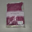 Missufe Women's Summer Boat Neck Short Sleeve Cut Out Knit Bodycon Casual Dress (Purple, XL)