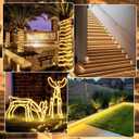 50ft LED Rope Lights with Remote, 300 LED IP68 Waterproof Rope Lights with Plug & Timer, Rope Lights for Outside, Indoor, Patio, Pool, Bedroom, Party, Indoor Decoration (Warm White)