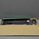 Logitech MK270 Wireless Keyboard and Mouse Combo for Windows, 2.4 GHz Wireless, Compact Mouse, 8 Multimedia and Shortcut Keys, 2-Year Battery Life, for PC, Laptop - Black (1 Pack)