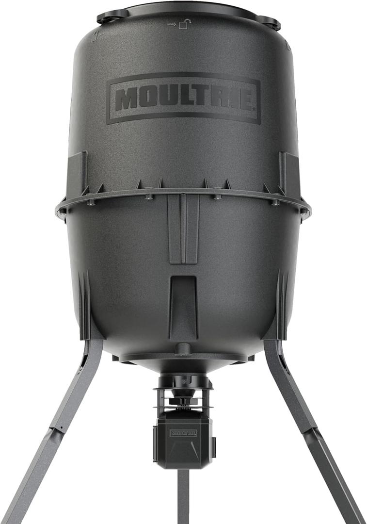 Moultrie 250 Lb Pro Hunter III Deer Feeder - Moultrie Connect Bluetooth, 10 Daily Feed Times, Pairs with Edge 3, MFG-15104