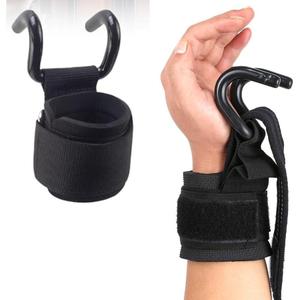 1 PCS Strength Training Wrist Hooks, 2025 New Heavy Duty Power Hook Weight Lifting Wrist Straps, Neoprene Padded Wrist Wraps Provides Support for Men & Women