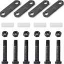 Trailer Shackle Kit, Tandem Axle Trailer Kit for Double Eye Spring (3,500 lbs-7,200 lbs Axles)