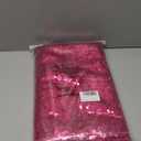 6 Packs 12 x 72 inches Sequin Table Runner, Hot Pink Glitter Table Runner for Birthday Party Supplies Wedding Engagement Baby Shower Holiday Celebration Event Decorations