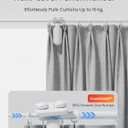 SwitchBot 2025 Automatic Curtain Opener 3 Rod-Bluetooth Remote Control, WiFi&Smartphone Control, Upgraded High-Performance, Add Hub to Work with Alexa, Google Home, HomeKit