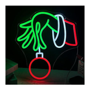 Christmas Neon Sign,Merry Christmas LED Decoration Neon Signs For Wall Decor,Dimmable Hand Neon Light,LED Neon Sign