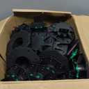 24Pack Upgraded Adjustable Deck Support Pedestal Paver Raising from 1-9/16" to 2-3/8", with Fastener Ring for Maximum Stability, Deck Foundation Base Support Flooring Joist Supports, Black