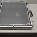 Silver 24 in X 20 in Card Show Display Case Aluminum, Trading Card Display Case Suitable for Sports Card/ TCG/ Jewelry Collection,Easy to Carry,Aluminum Alloy Frame,1-Year Coverage