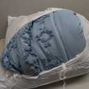 Bedsure Tufted Boho Comforter Set King Size - Grayish Blue Boho Bed Set, GentleSoft 3 Pieces Farmhouse Shabby Chic Embroidery Bedding, Gifts for Woman, Soft Jacquard King Comforter for All Seasons