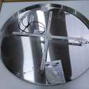 40'' Crystal Chandelier Light Fixture Large Chandelier for Living Room Crystal Flat Mounted Ceiling Lights Dining Room Bedroom Dimmable 2700-6000K (Black Chandeliers)