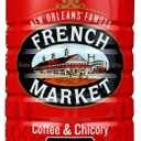 French Market Coffee & Chicory Dark Roast Ground Coffee, 12oz Can (Pack of 1) (EXP 07/09/27)