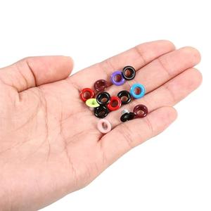 Multi Color Metal Eyelets, 100pcs 4mm Round Eyelet Grommets Scrapbooking Card Hole Leather Craft Garment Accessory