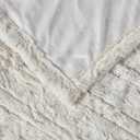 Beautyrest Zuri Reversible Faux Fur to Mink Electric Blanket,Auto Shut Off, Virtually Zero EMF, Multi Heat Setting,UL Certified, Machine Washable, Snow Leopard Throw 50" x 70",100% Microfiber