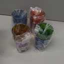 US Acrylic Optix Mini Plastic Reusable Drinking Glasses (Set of 8) 8oz Juice Cups in Jewel Tone Colors | BPA-Free Tumblers, Made in USA | Top-Rack Dishwasher Safe