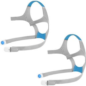 F20 Headgear Compatible with ResMed AirFit/AirTouch F20 Full Face Mask Headgear - Large (2 x F20 Nasal Mask Headgear + 4 x Magnetic Clips)