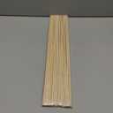 HOPELF 25pcs Bamboo Dowel Rod Assortment - 1/4 x 17.5 Inch, Wooden Sticks for DIY Crafts