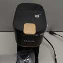 Tastyle Single Serve One Cup Coffee Maker, for K Cups and Grounds, Mini Coffee Maker with Portable Handle, 6 to 12 Oz Brew Size, for Travel, Camping, Office, RV and Dorm, 120V, Black and Gold