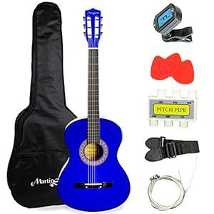 Sprinkled Classical Guitar 10 Blue