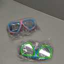 Flutesan 2 Pcs Kids Youth Swim Goggles with Nose Cover Elastic Strap Diving Swim Mask Swimming Waterproof Snorkel Goggle