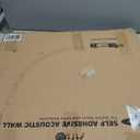 Art3d 6-Pack Self-Adhesive Acoustic Wall Panels for Home Décor, 24 x 24 Inch Soundproofing Panels for Office Studio Bedroom - High Noise Absorption Polyester Fiber, White