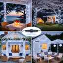 JMEXSUSS 250 LED White Christmas Lights Outdoor, 91.5ft Extendable White String Lights Indoor, Christmas Tree Lights with 8 Modes for Room Garden Patio Wedding Party Christmas Decorations