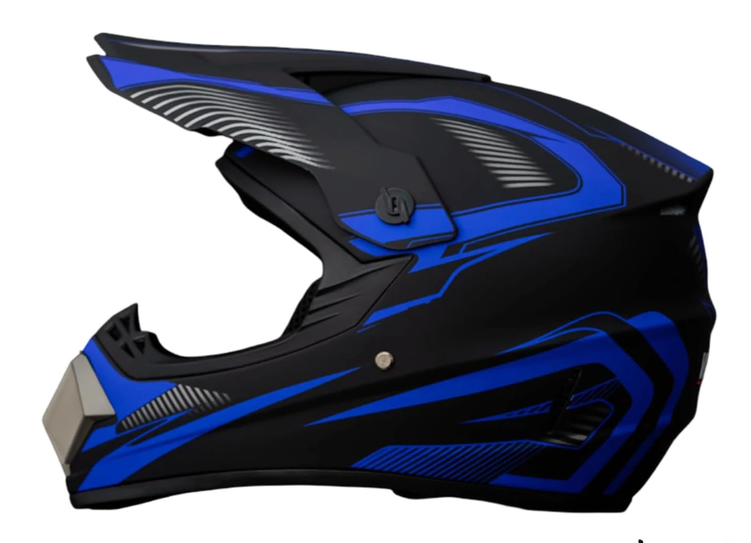 DOT Motocross Helmet Unisex Offroad Helmet Dirt Bike ATV Motorcycle Helmet with Gloves Goggles Mask, Medium