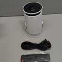 Bluetooth Projector, 120 ANSI HD 1080P Portable Video Projector, 40 Vertical Keystone Zoom Timer, Smartphone Projector Outdoor Movie for PC TV (US Plug)