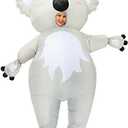 MROMT Inflatable Costume Adult Halloween Inflatable Costume Blow Up Suit for Women