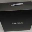 HAPPRUN Native 1080P Bluetooth Mini Projector, Full HD Portable Outdoor Movie Projector with Built-in Speaker, Compatible with Smartphone, HDMI, USB, AV, Fire Stick, PS5 for Home, Bedroom, Outdoor Use