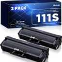 MLT-D111S Toner Cartridge High Yield Compatible for Samsung 111S MLT111S D111S Work with Samsung Xpress M2020W M2070FW M2070W M2020 M2024W Printer (2 Black)