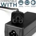 THE CIMPLE CO 3-Prong AC Power Cable 25 FT - Mouse Ears Power Supply Cord - Device, Computer, Laptop Replacement Cord with Cloverleaf Plug - NEMA 5-15P to C5 / IEC 320-25 Feet (7 Meters), Black