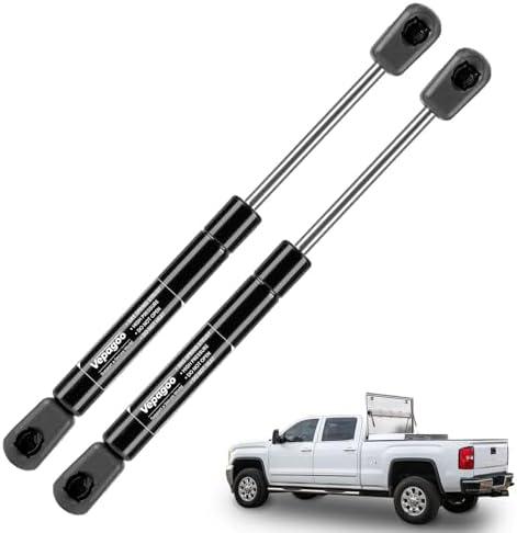 Vepagoo 10 Inch 18 Lb/80N Gas Shocks Struts Lift Supports for Toolbox Truck Pickup Tool Box Lid RV Cabinet Door Boat Covers Replacement Part, Set of 2