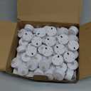 TSLVIC LED Battery Tea Light Candle - 100 Pack Flameless Candles Realistic and Bright Flickering Tealight Long Lasting 200 Hours for Holiday Celebration, Party, Home Decoration Warm White