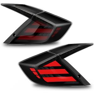 LED Tail Lights Compatible With 2016-2021 Honda Civic 10th Gen Sedan