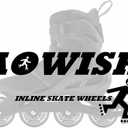 Inline Skate Wheels Outdoor Asphalt Formula Aggressive Roller Blades Wheels 90a Roller Hockey Replacement Wheels with Bearings ABEC-9 and Floating Spacers, 4-Pack