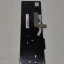 TLBTEK Keyboard Replacement with Frame and Pointer Compatible with Lenovo IBM ThinkPad E570 E570C E575 Series Laptop