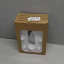 Pooqla Decorative LED Light Up Number Letters, White Plastic Marquee Number Lights Sign for 70th Birthday Party Wedding Decor, Battery Operated (70) (8.86 in)