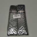 Ziciner 2PCS Leather Seat Belt Cover, Sparkling Rhinestone Seat Belt Covers for Women, Soft Harness Pads Strap Helps Protect Your Neck & Shoulder, Auto Interior Accessories for Adult Kid (Gray)