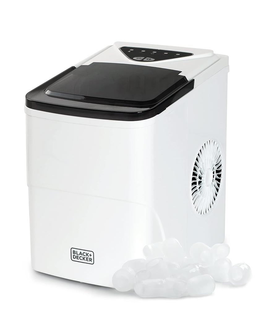 BLACK+DECKER 26 lb. Capacity Ice Maker (White)