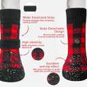 EXPAWLORER Anti-Slip Dog Socks-Double Sides Grips Traction Control on Hardwood Floor,Dog Shoes for Hot/Cold Pavement,Best Paw Protector,Prevents Licking,for Puppy Small 