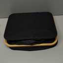 Laundry Hamper with Wheels,20 Gal (75L) Laundry Basket with lid Rolling Clothes Hamper Foldable Dirty Clothes Basket on wheels with Bamboo Frame and Bag for Bedroom, Dorm, Laundry Room-Black